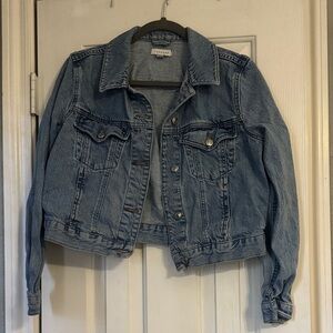 Cropped Denim Blue Jacket